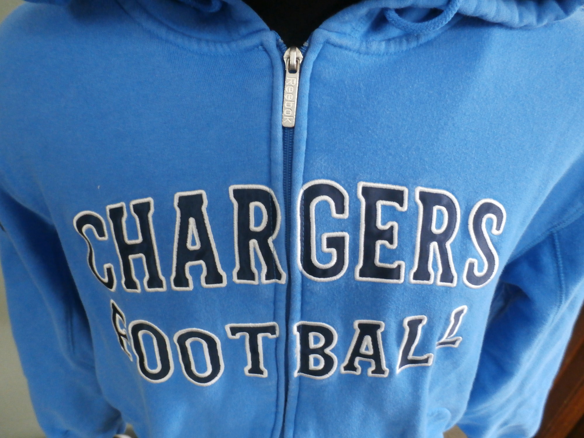 Reebok San Diego Chargers Commemorative Hoodie Adult Unisex L | SidelineSwap