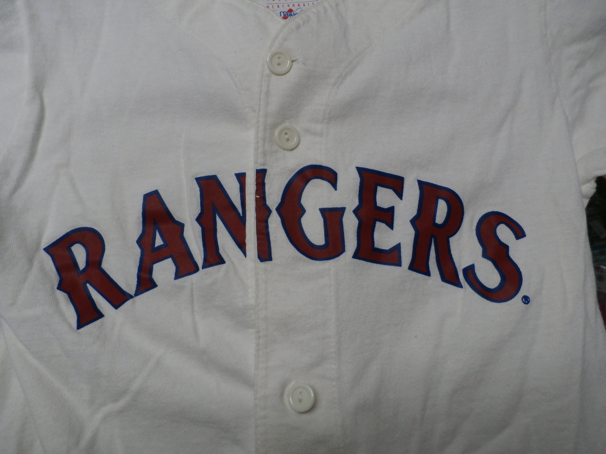 Majestic Texas Rangers MLB Jersey Blue Youth Size (See Photos For  Measurements)