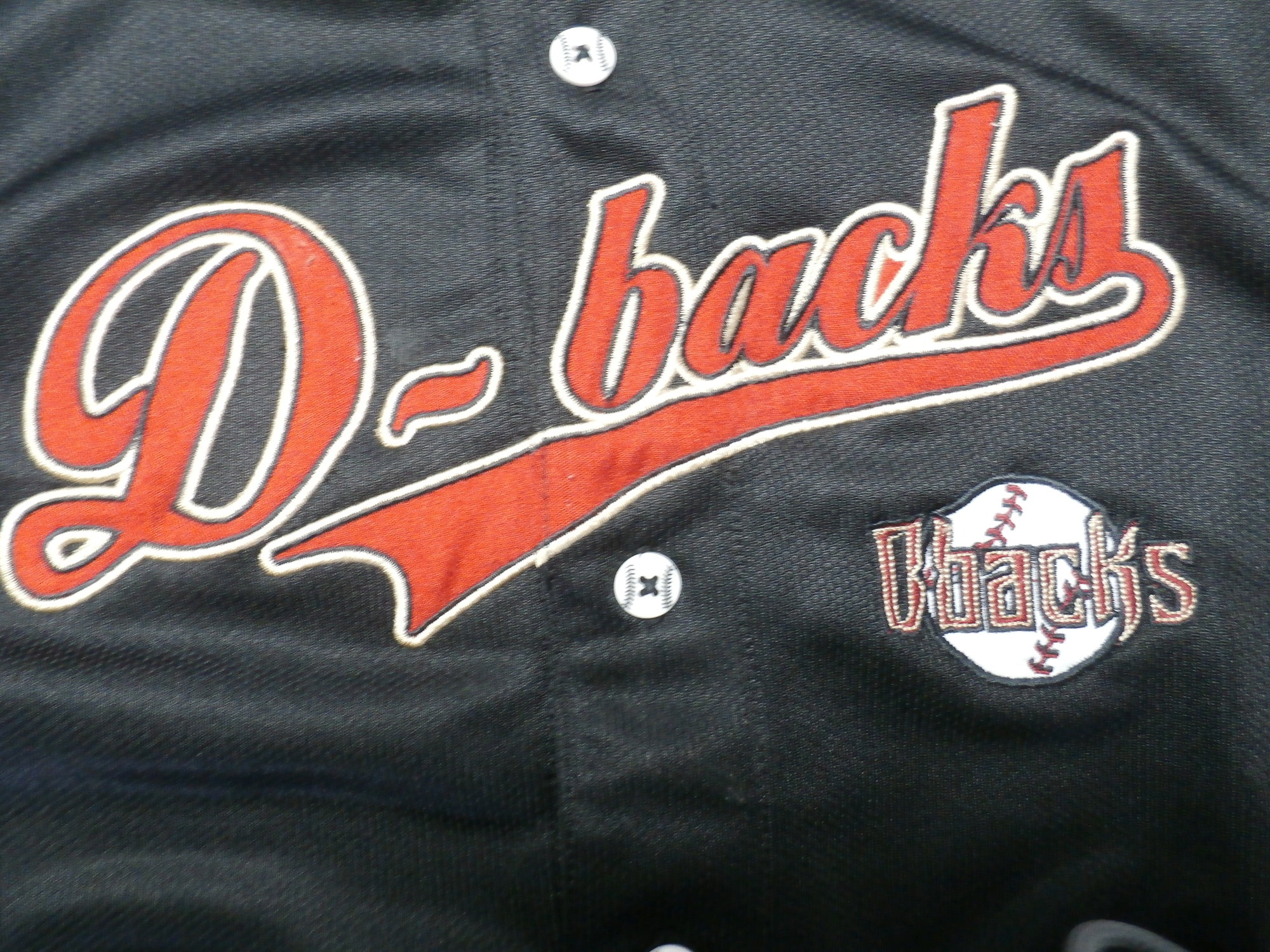 Black D-backs jersey
