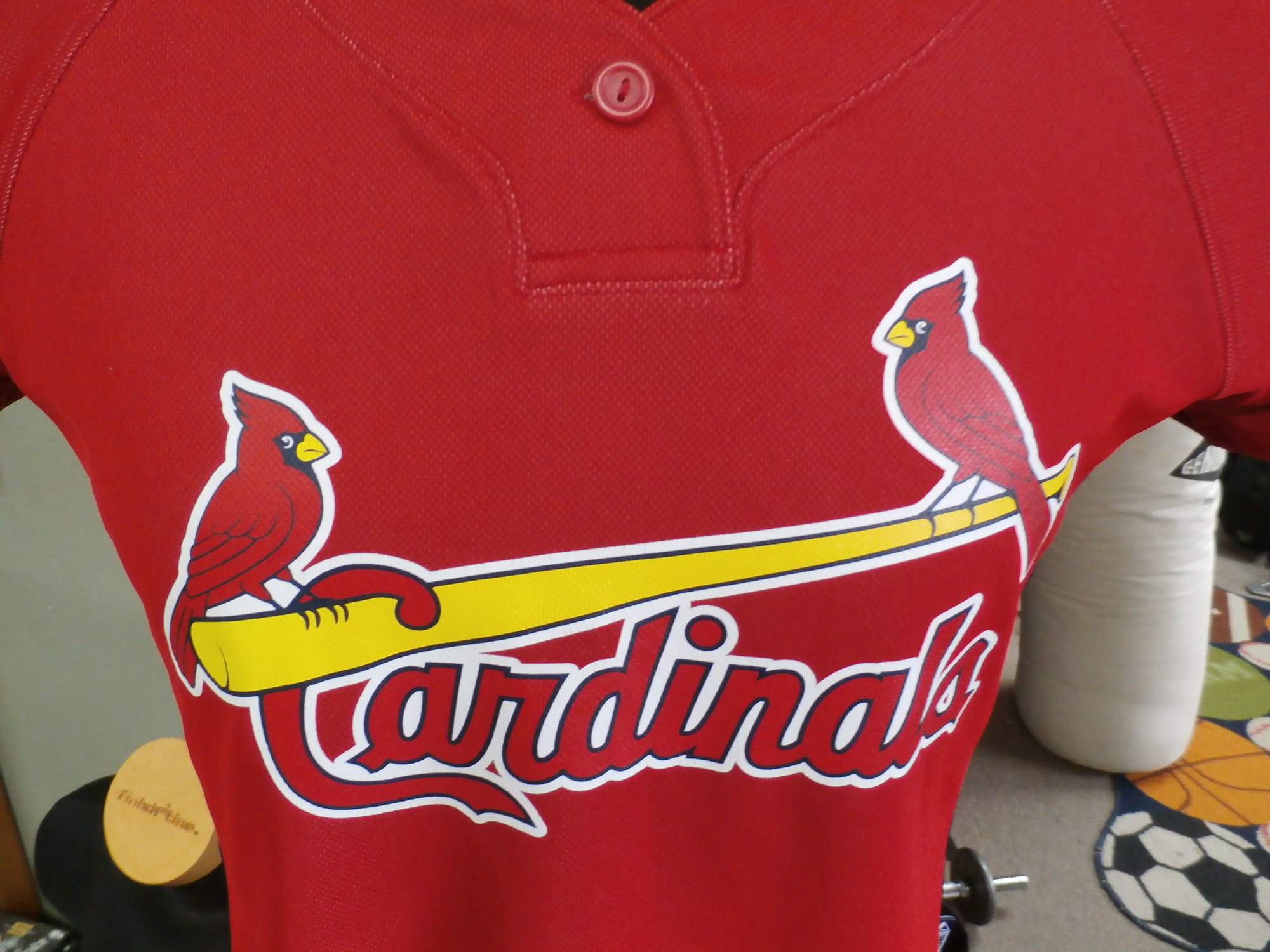 St. Louis Cardinals Majestic MLB Jersey - Medium Red Polyester