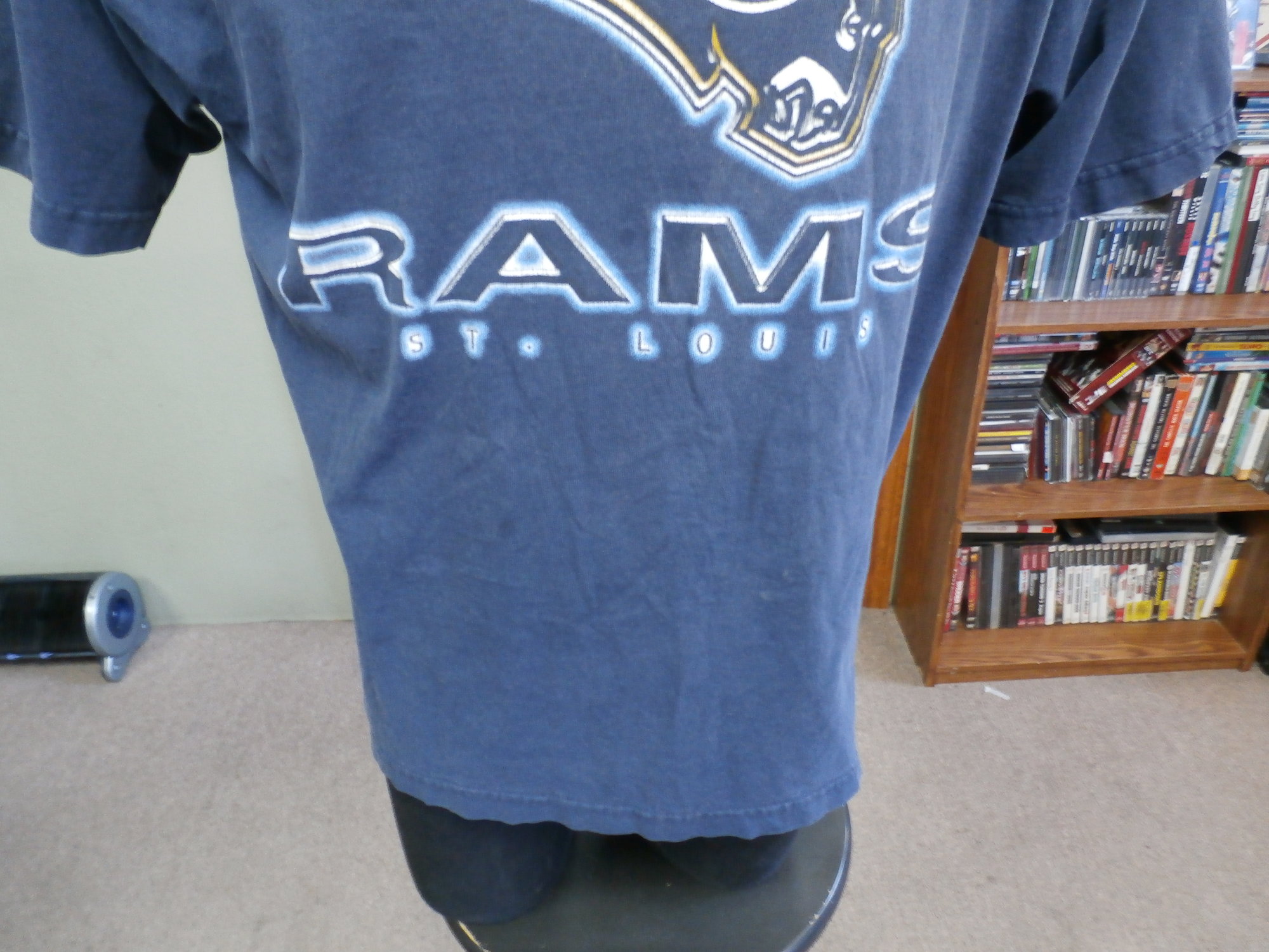 St Louis Rams Football Womens Long Sleeve T-Shirt Size L