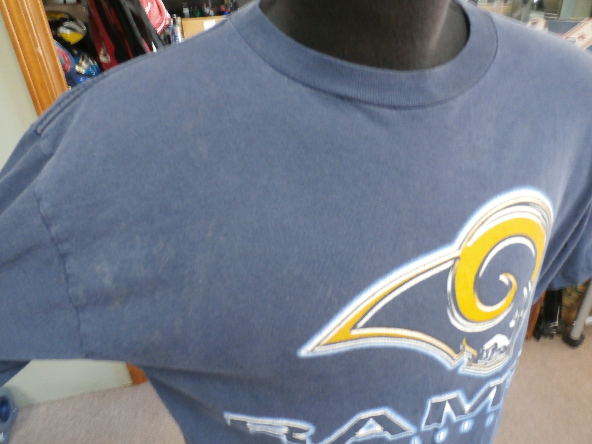 St Louis Rams Shirt  Recycled ActiveWear ~ FREE SHIPPING USA ONLY~