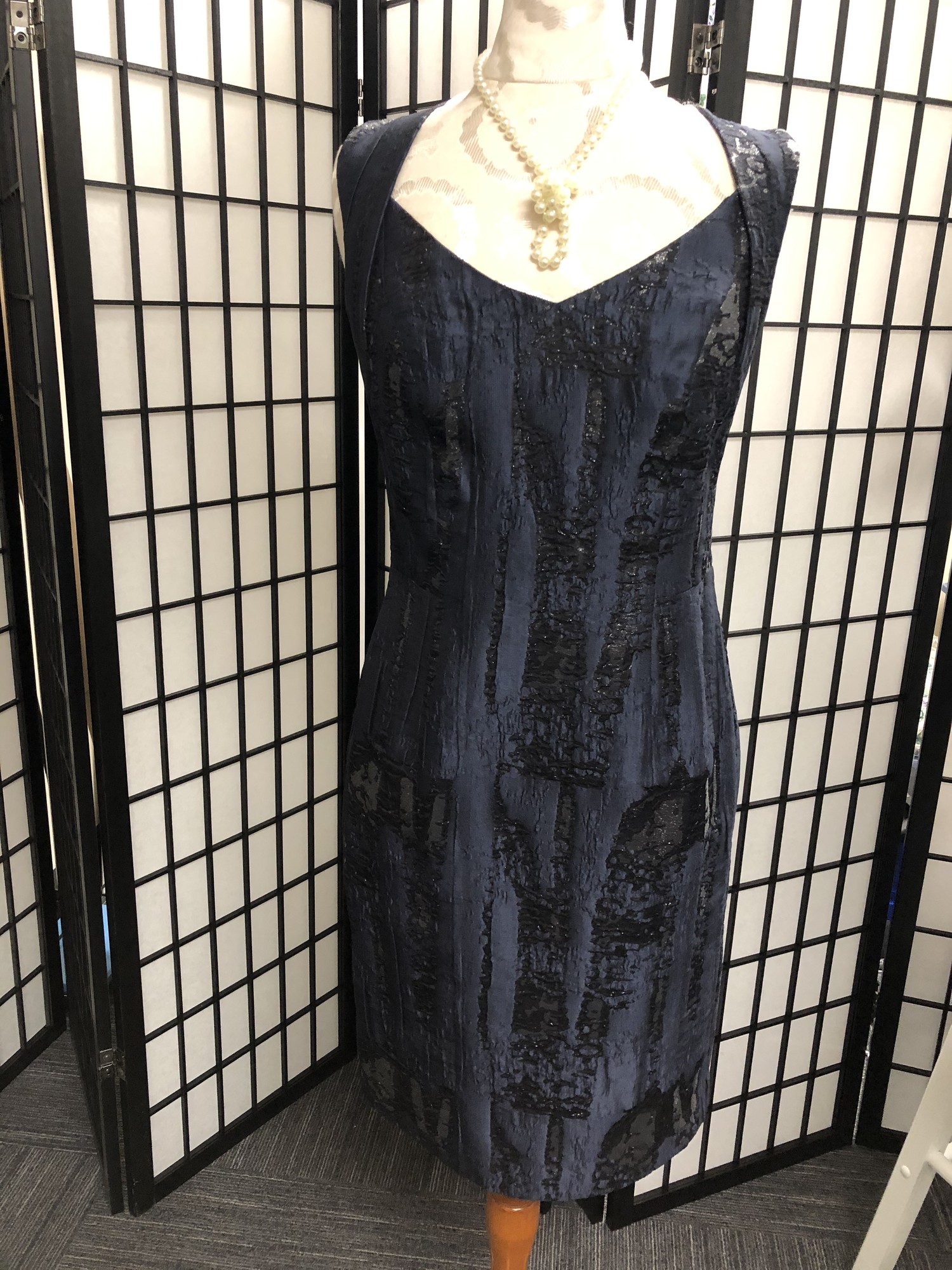 Escada deals navy dress