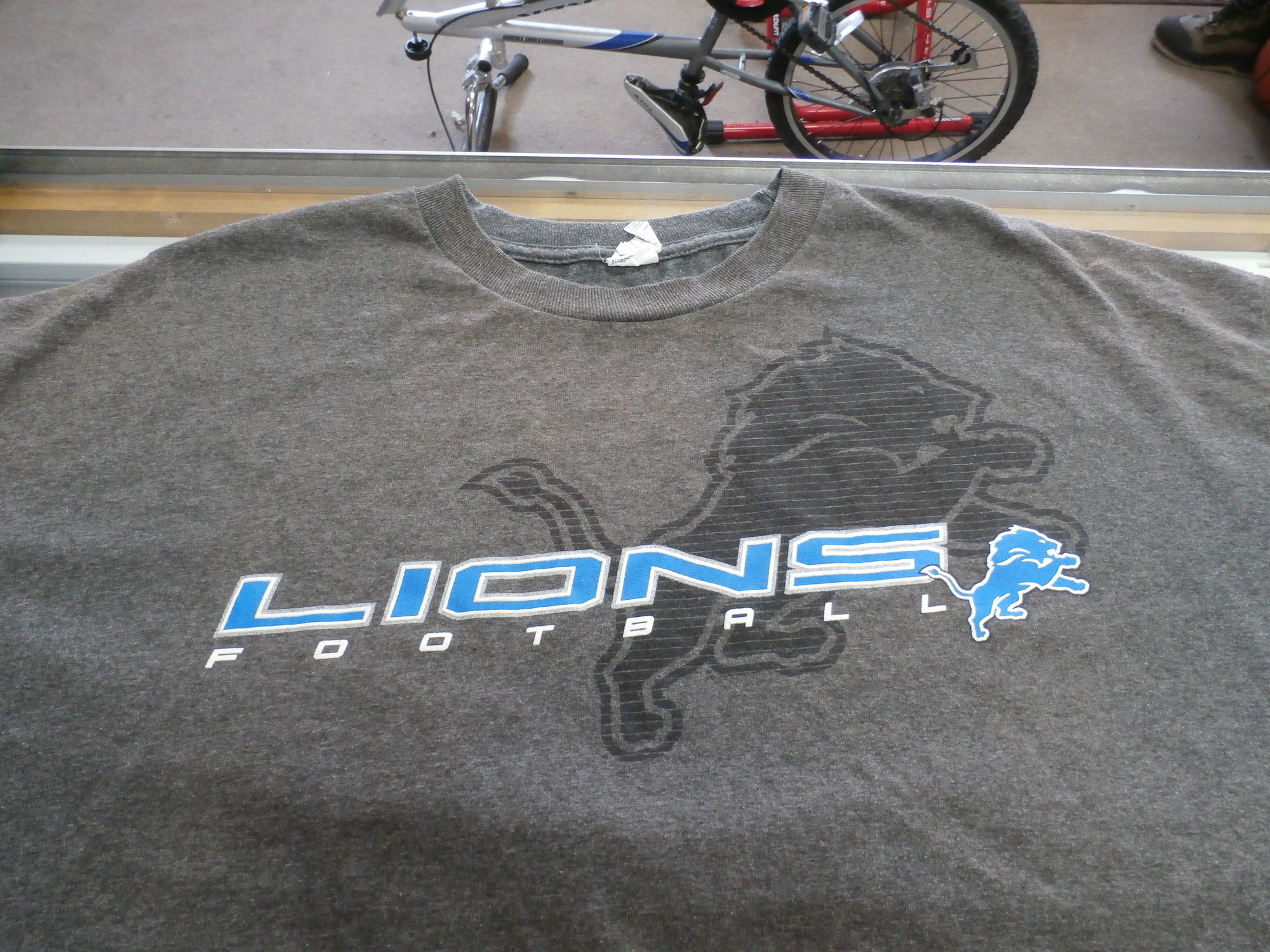 Detroit Lions Shirt  Recycled ActiveWear ~ FREE SHIPPING USA ONLY~